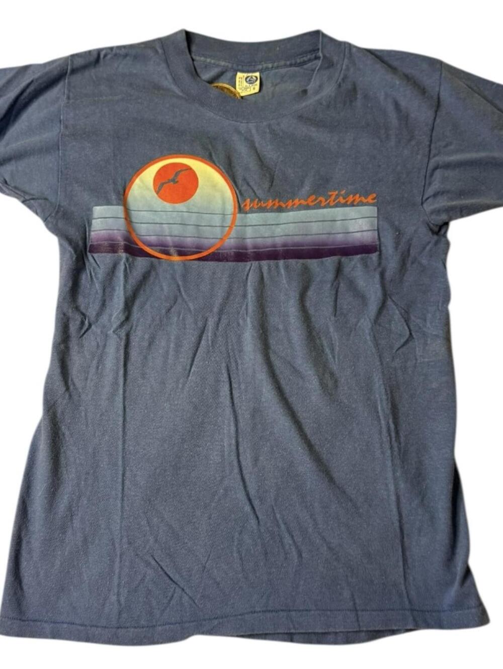 ARTEX Summertime Graphic Tee Small - Vintage